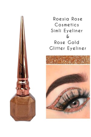 Rose New Model Glitzer-Eyeliner & Glitzer-Eyeliner - Roesıa Rose Cosmetics