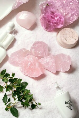 Rose Quartz Stone 1 Piece 100% Natural Raw Crystal Love Stone 30 Gr - Let'scrub