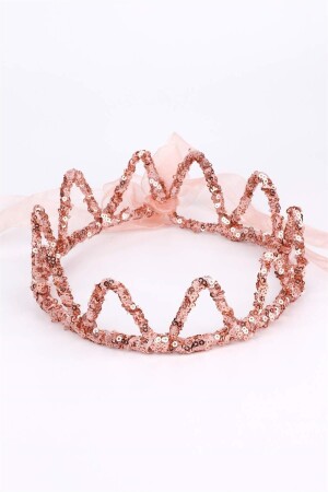Rose Round Sequined Girl's Queen Crown - Le Mabelle