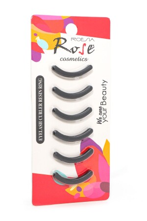 Rose Set of 6 Eyelash Curler Refills - Eyelash Curling Clipper Spare Rubber - Cosha Beauty