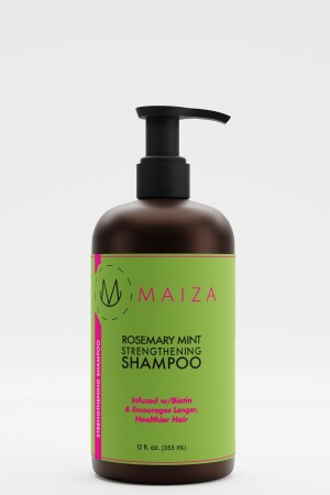 Rosemary Mint Strengthening Shampoo - Rosemary Mint Strengthening Shampoo 335 ml - Maiza