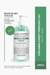 Rosemary Touch Cilt Tonu Eşitleyici Ölü Hücre Temizleyici Vegan Yüz ve Vücut Temizleme Jeli 400ml CH103 - Clara Hygienics