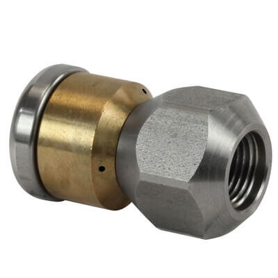 Rotary nozzle for pipe cleaning ST-49.1 R+M 1/8