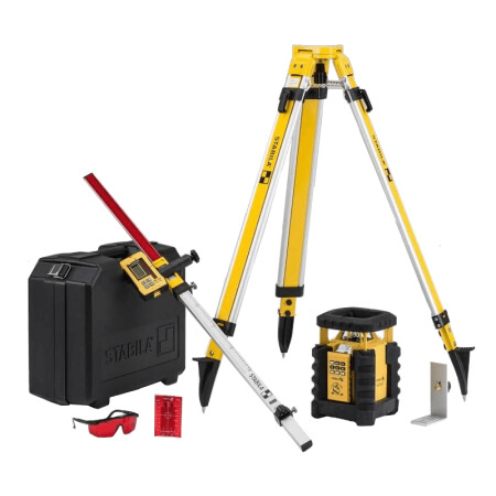 Rotationslaser-Nivelliergerät STABILA LAR-350 mit Zubehör - Stabila