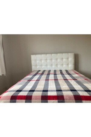 Rote King-Size-Decke 200 x 240 - Mink