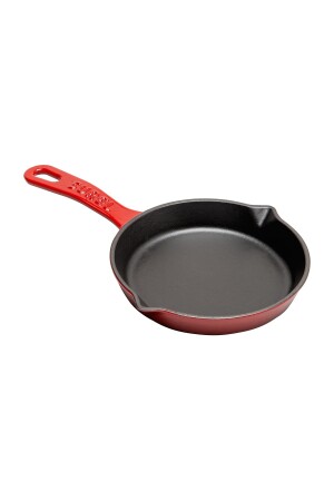 Rote runde Gusseisenpfanne 16 cm 23-31-915-502-1613 - Sürel