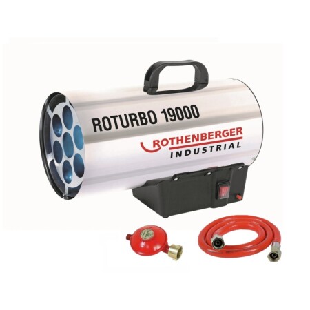 ROTHENBERGER Roturbo 19000 18,5kW gazlı ısıtıcı, aksesuarlarıyla birlikte. - Rothenberger