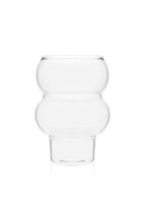 Rough Borosilicate Glass Cup - Transparent - 520 ml - Dmr