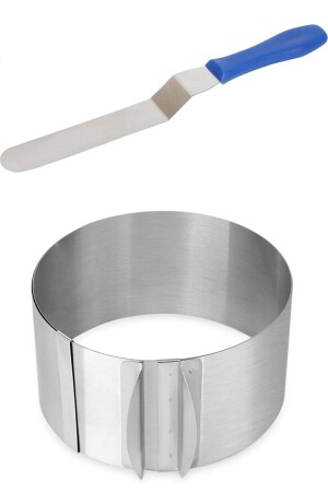 Round Adjustable Cake Mold And Cake Spreading Palette Set MA3017 - Milea