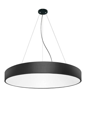 Round Controlled 3 Color Illuminated Office Chandelier, Linear Lighting, Living Room Chandelier, Pendant Chandelier 3007 - Ledmi Lighting
