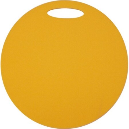 Round seating mat Yate, 35cm, single layer, yellow - Yate