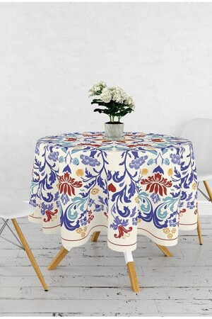 Round Tablecloth Digital Printed - Çt Çeyizci Tekstil