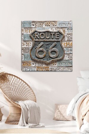 Route 66 Canvas Painting 100x100 Cm RTE66012 - ColorVision