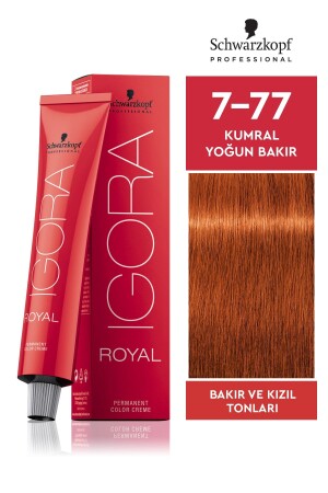 Royal 7-77 Kumral Yoğun Bakır 60 ml - Igora