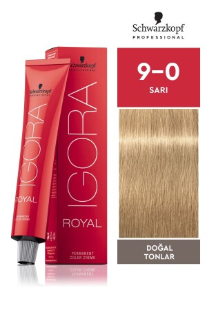 Royal 9-0 Oksidansız Sarı Saç Boyası (MO-21 ÜRETİM TARİHİDİR) - Igora