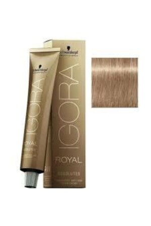 Royal Absolutes Permanet Anti Age Hair Dye No: 8-140 Light Auburn Sandre Beige 60ml i031 - Igora