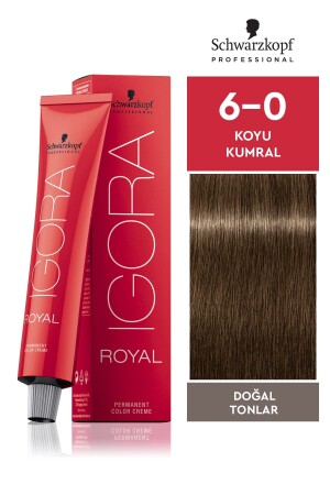 Royal Doğal Tonlar 6-0 Koyu Kumral 60ml - Igora