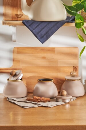 Royal Enamel 3-Piece Spice Set Mink 500 ml 600. 15. 01. 2893 - Emsan