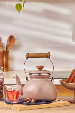 Royal Enamel Teapot Mink - Emsan