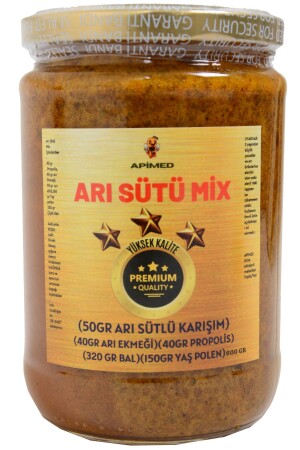 Royal Jelly + plenty of Propolis + plenty of Bee Bread + plenty of Fresh Pollen + honey - Apimed