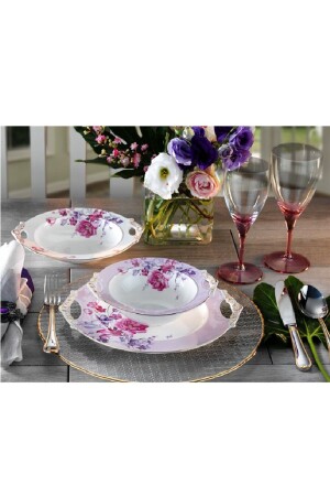 Royal Queen Isabella 83-teiliges Tafelservice für 12 Personen – 60008 03ARY 07065 - Aryıldız