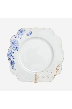 Royal White Blue and White Porcelain Breakfast Plate 23,5 Cm 51001134 - Pip Studio