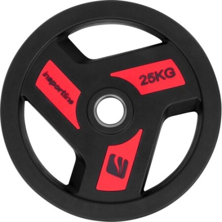 Rubber-Coated Olympic Weight Plate inSPORTline Herk OL 25 kg - inSPORTline