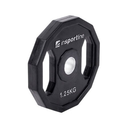Rubber coated weight 30mm inSPORTline Ruberton 1.25kg - inSPORTline