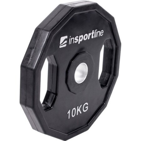 Rubber-Coated Weight Plate inSPORTline Ruberton 10 kg - inSPORTline