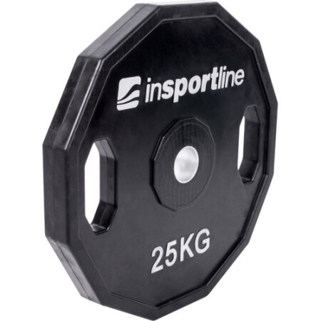 Rubber-Coated Weight Plate inSPORTline Ruberton 25 kg - inSPORTline