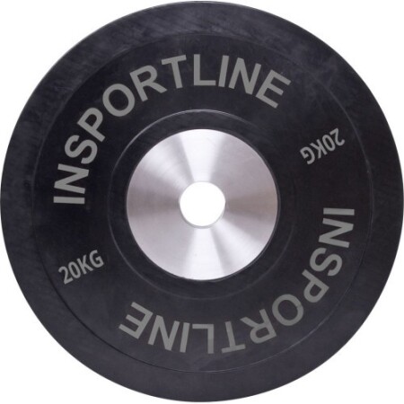 Rubberized Weight Plate inSPORTline Bumper Plate 20 kg - inSPORTline