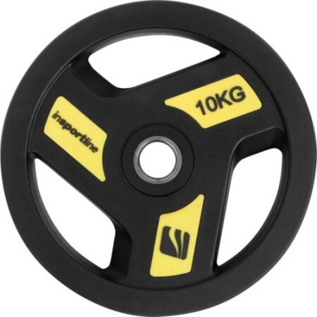 Rubberized Weight Plate inSPORTline Herk 10 kg - inSPORTline