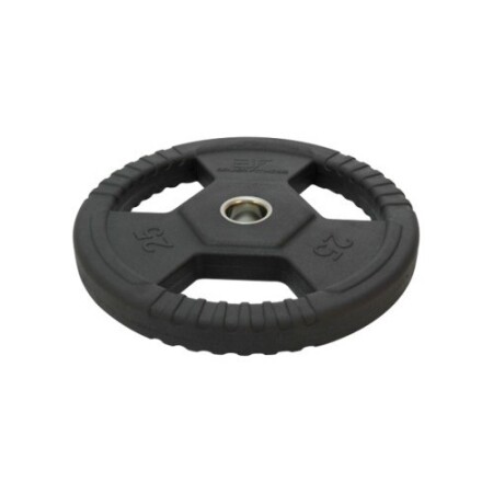 Rubberized weight with handles Bauer Fitness Premium 25kg (50mm) - Bauer Fitness