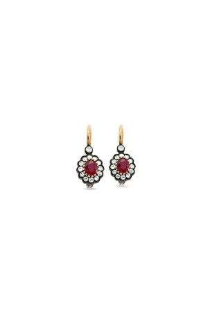 Ruby Diamond Earrings - Safir Kuyumculuk