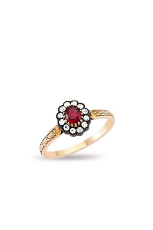 Ruby Diamond Ring - Safir Kuyumculuk