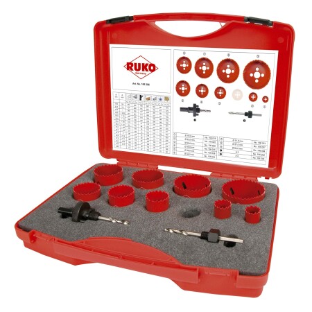 RUKO HSS-Bohrerset 19-64 mm, (10 Stück) - Ruko