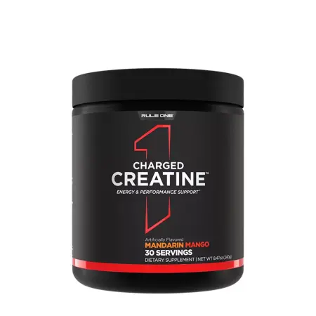 Rule1 Charged Creatin (240 g, Mandarin Mango) - Rule1