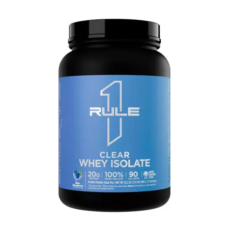Rule1 Clear Whey Isolate (689 g, Blue Raspberry) - Rule1