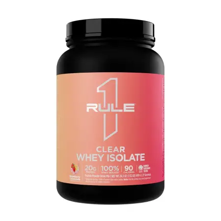 Rule1 Clear Whey Isolate (689 g, Strawberry Lemonade) - Rule1