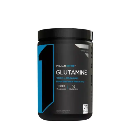 Rule1 Glutamine (375 g, Unflavored) - Rule1