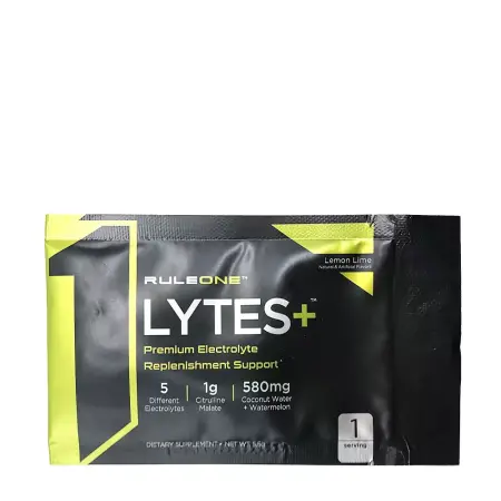 Rule1 Lytes+ Sample (1 serving, Lemon Lime) - Rule1