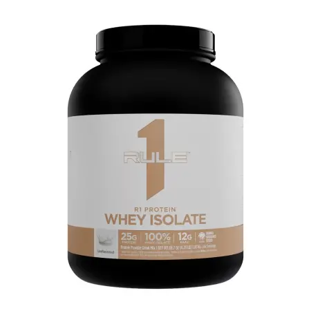 Rule1 Naturally Flavored R1 Protein Whey Isolate (1950 g, Naturally Unflavored) - Rule1