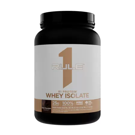 Rule1 Naturally Flavored R1 Protein Whey Isolate (780 g, Dark Chocolate) - Rule1