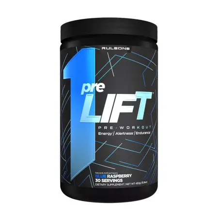 Rule1 Prelift (450 g, Blue Raspberry) - Rule1