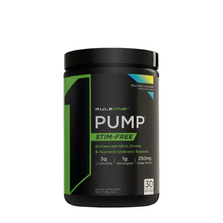 Rule1 PUMP (315 g, Blue Razz Lemonade) - Rule1