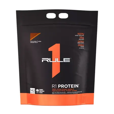 Rule1 R1 Protein (4540 g, Chocolate Fudge) - Rule1