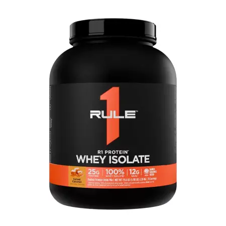 Rule1 R1 Protein Whey Isolate (2260 g, Salted Caramel) - Rule1