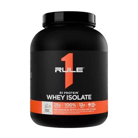 Rule1 R1 Protein Whey Isolate (2280 g, Vanilla Creme) - Rule1