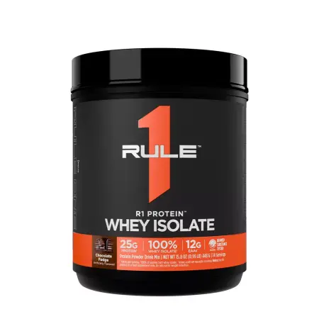 Rule1 R1 Protein Whey Isolate (448g, Chocolate Fudge) - Rule1