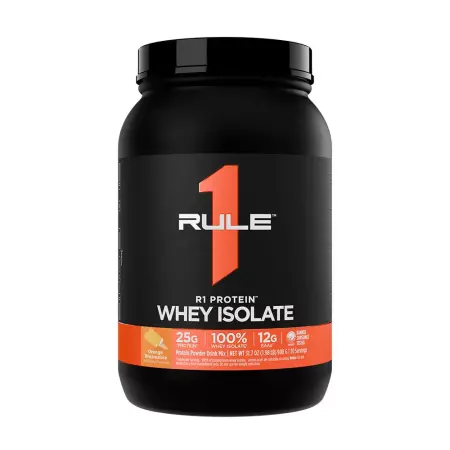 Rule1 R1 Protein Whey Isolate (900 g, Orange Dreamsicle) - Rule1